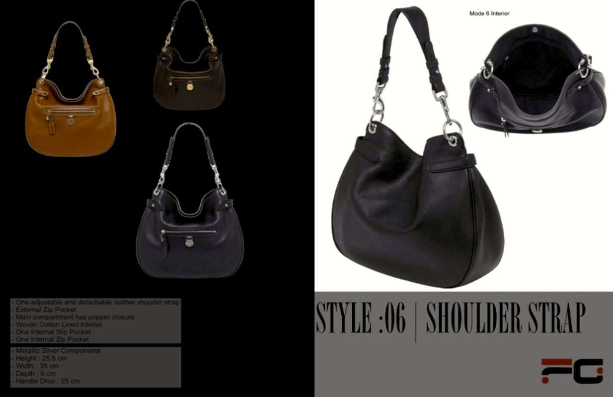 Lederhandtasche für Damen mit geräumigem Innenraum