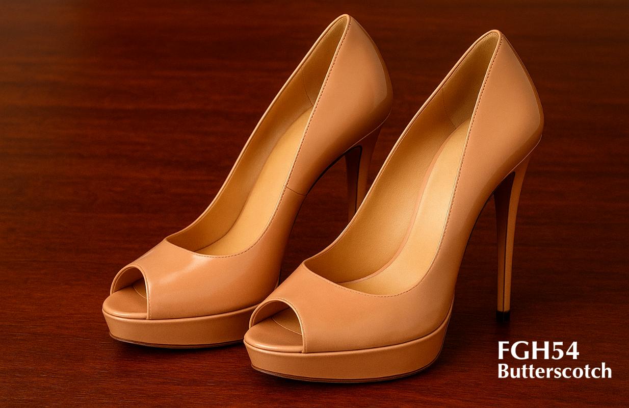 FGH54-Butterscotch-Peeptoe-Heels-Schuh