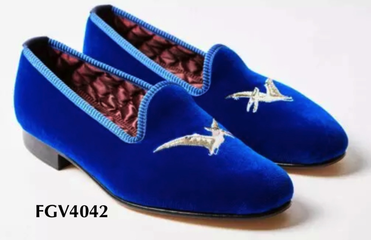 Personalisierte Samt-Damen-Loafer