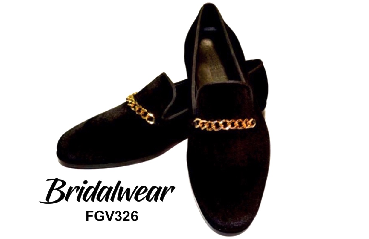 Brautmode Samt-Loafer